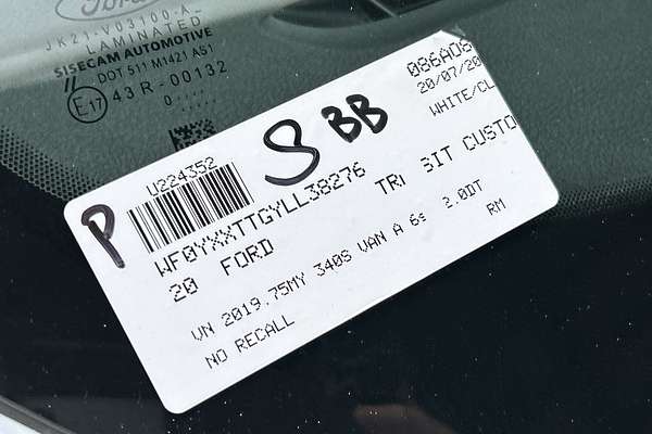 2020 Ford Transit Custom 340S VN SWB Low Roof thumb-22