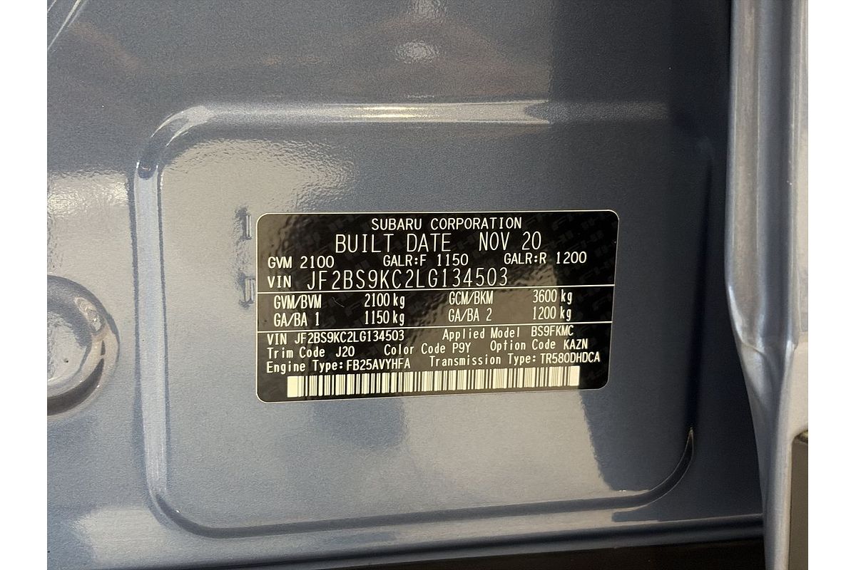 2020 Subaru Outback 2.5i Premium 5GEN