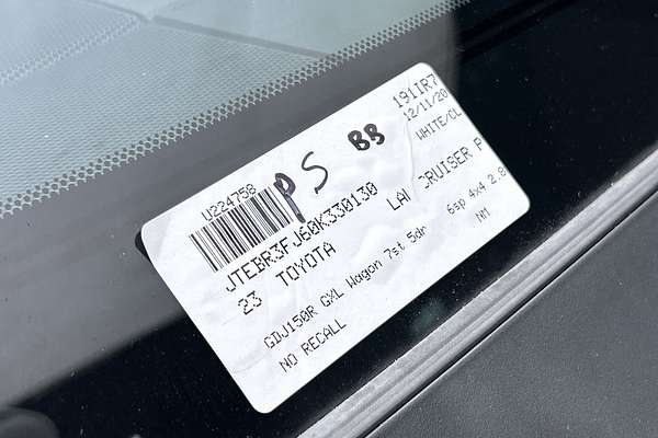 2023 Toyota Landcruiser Prado GXL GDJ150R thumb-23