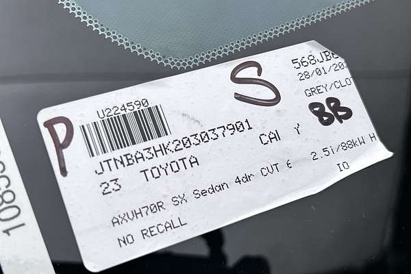 2023 Toyota Camry SX AXVH70R thumb-23