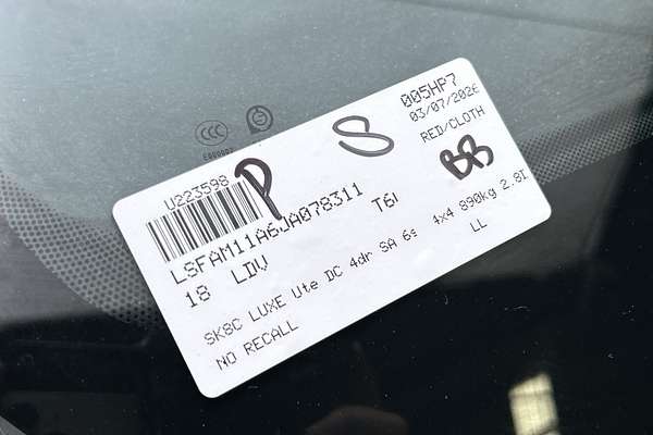 2018 LDV T60 LUXE SK8C 4X4 thumb-23