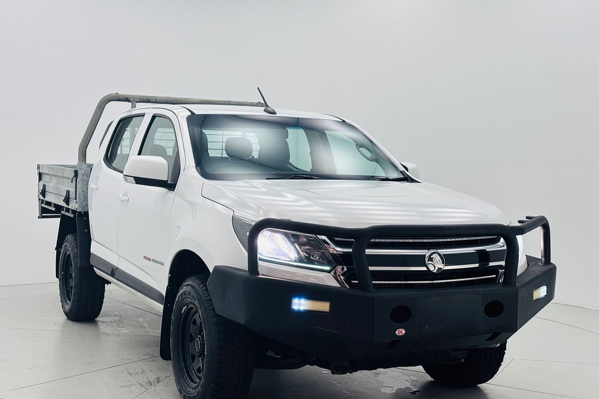 2019 HOLDEN COLORADO LS (4x4) (5YR) 6 SP AUTOMATIC CREW C/CHAS DT4 DIESEL
