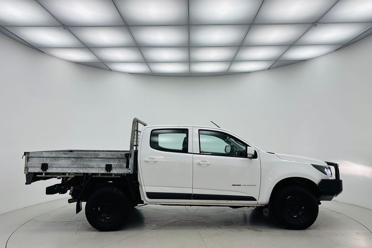 2019 HOLDEN COLORADO LS (4x4) (5YR) 6 SP AUTOMATIC CREW C/CHAS DT4 DIESEL