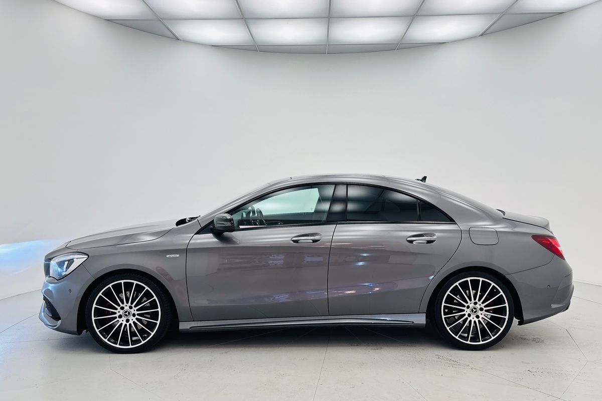 2018 Mercedes-benz CLA 250 SPORT 4MATIC 7 SP AUTO DUAL CLUTCH 4D COUPE T4
