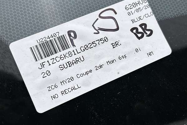 2020 Subaru BRZ ZC6 thumb-23