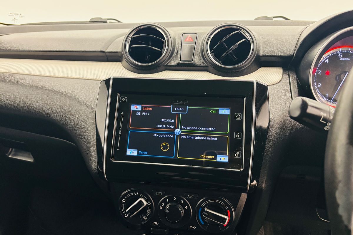 2017 SUZUKI SWIFT GL NAVIGATOR CONTINUOUS VARIABLE 5D HATCHBACK 4CYL 