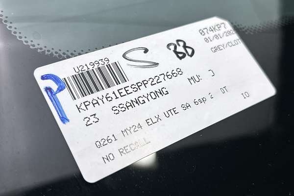 2023 SsangYong Musso ELX Q261 4X4 LWB thumb-23