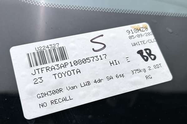 2023 Toyota Hiace GDH300R LWB thumb-23