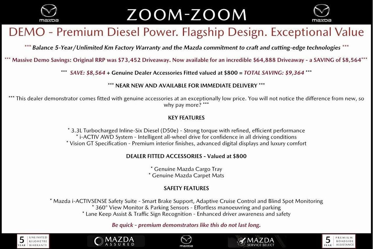 2025 Mazda CX-60 D50e GT KH Series