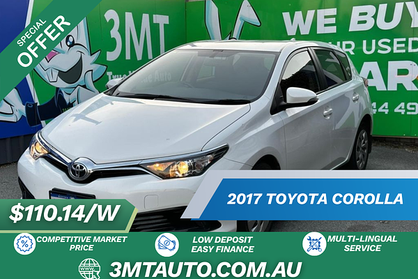 2017 Toyota Corolla Ascent ZRE182R