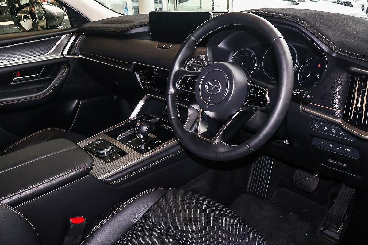 Mazda Rockingham SOLD 2024 Mazda CX-80 G40e Touring KL in Machine Grey | Used SUV ...