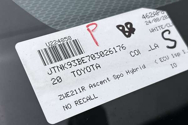 2020 Toyota Corolla Ascent Sport Hybrid ZWE211R thumb-23