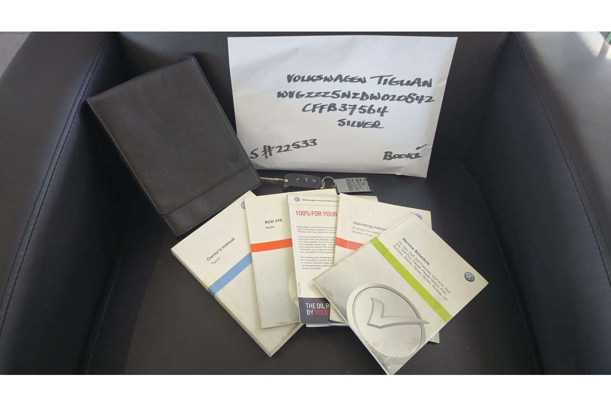 TIGUAN 5NC MY13 103 TDI 2.0L DT4 DIESEL TURBO F/INJ 7 SP AUTO DIRECT SHIFT 4D WAGON 