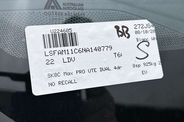 2022 LDV T60 Max PRO SK8C 4X4 thumb-23