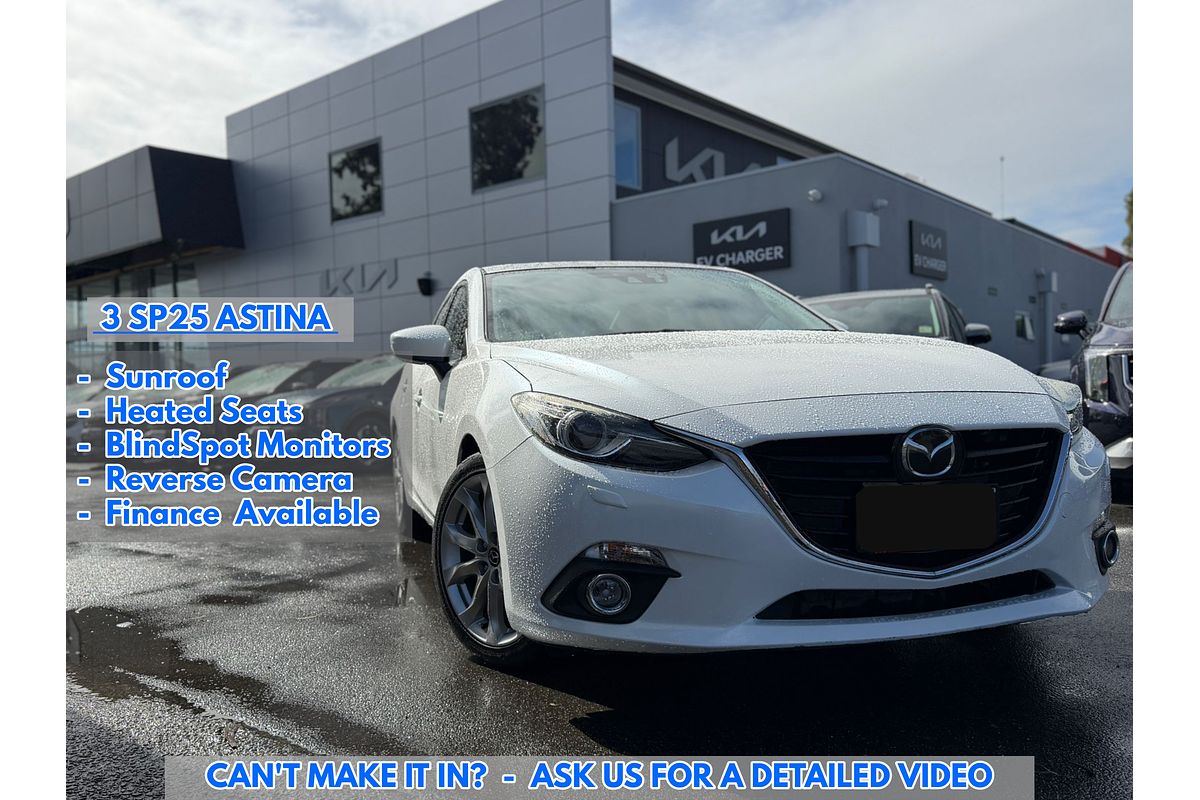 2016 Mazda 3 SP25 Astina BM Series