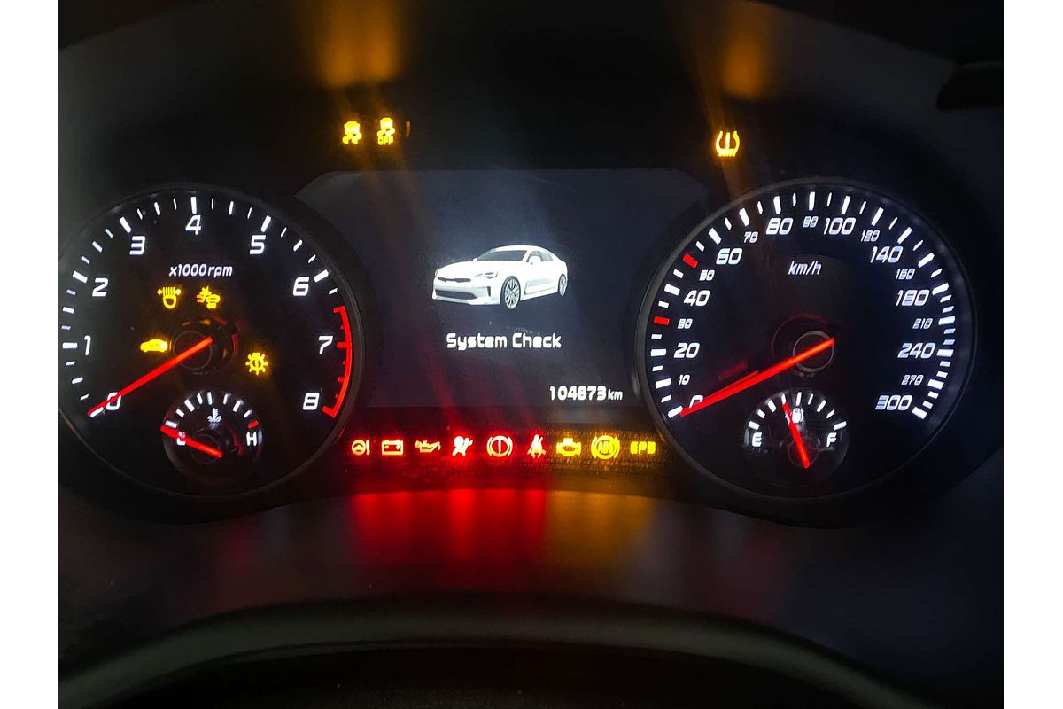 STINGER CK MY18 (441) GT (BLACK LEATHER) 3.3L TV6 TUR GASOLINE DIR INJ 8 SP AUTOMATIC 4D SEDAN 