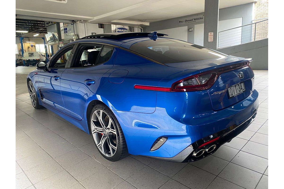 STINGER CK MY18 (441) GT (BLACK LEATHER) 3.3L TV6 TUR GASOLINE DIR INJ 8 SP AUTOMATIC 4D SEDAN 