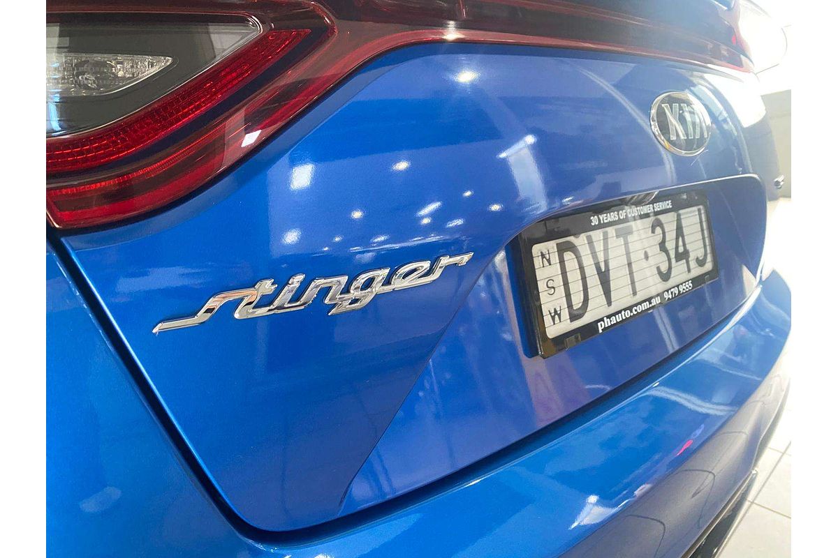 STINGER CK MY18 (441) GT (BLACK LEATHER) 3.3L TV6 TUR GASOLINE DIR INJ 8 SP AUTOMATIC 4D SEDAN 