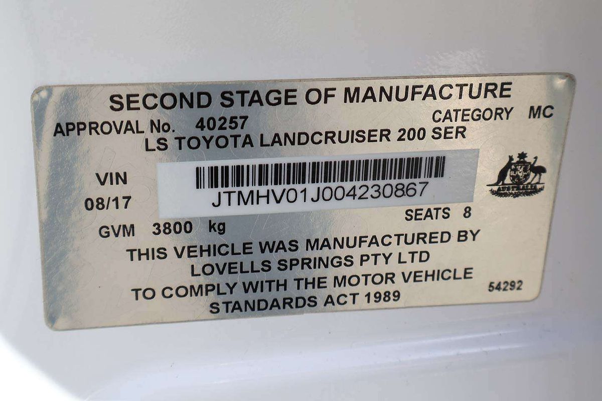 2017 Toyota Landcruiser GXL VDJ200R