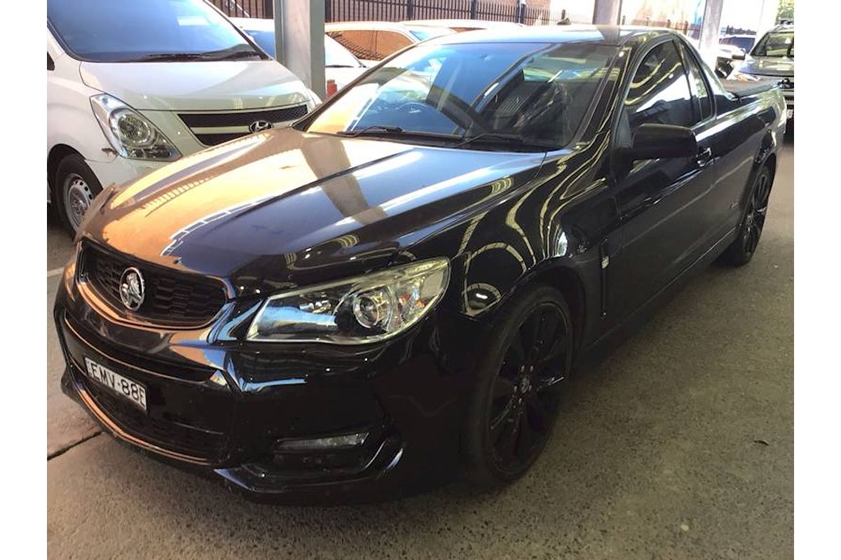 2016 Holden Ute SV6 Black VF Series II Rear Wheel Drive