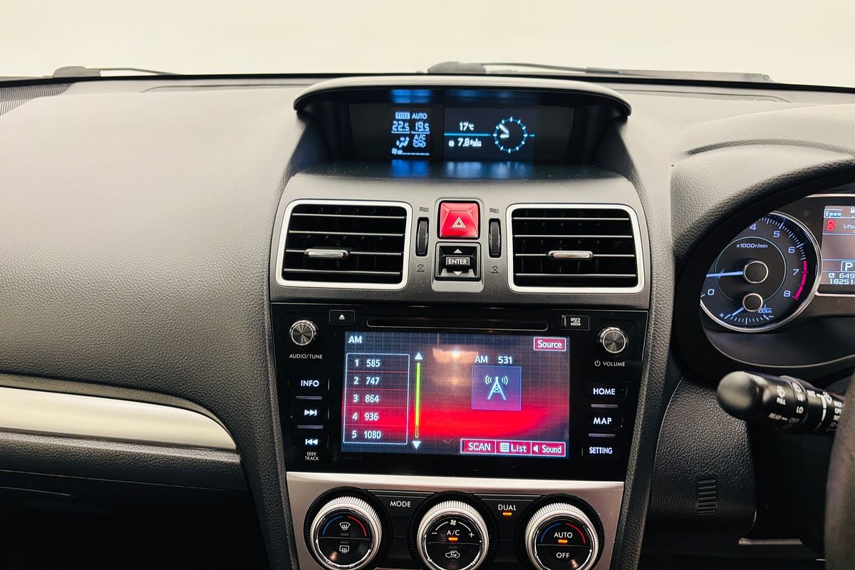 2015 SUBARU XV 2.0i-S CONTINUOUS VARIABLE 4D WAGON 4CYL 