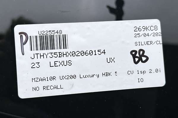 2023 Lexus UX UX200 Luxury MZAA10R thumb-23