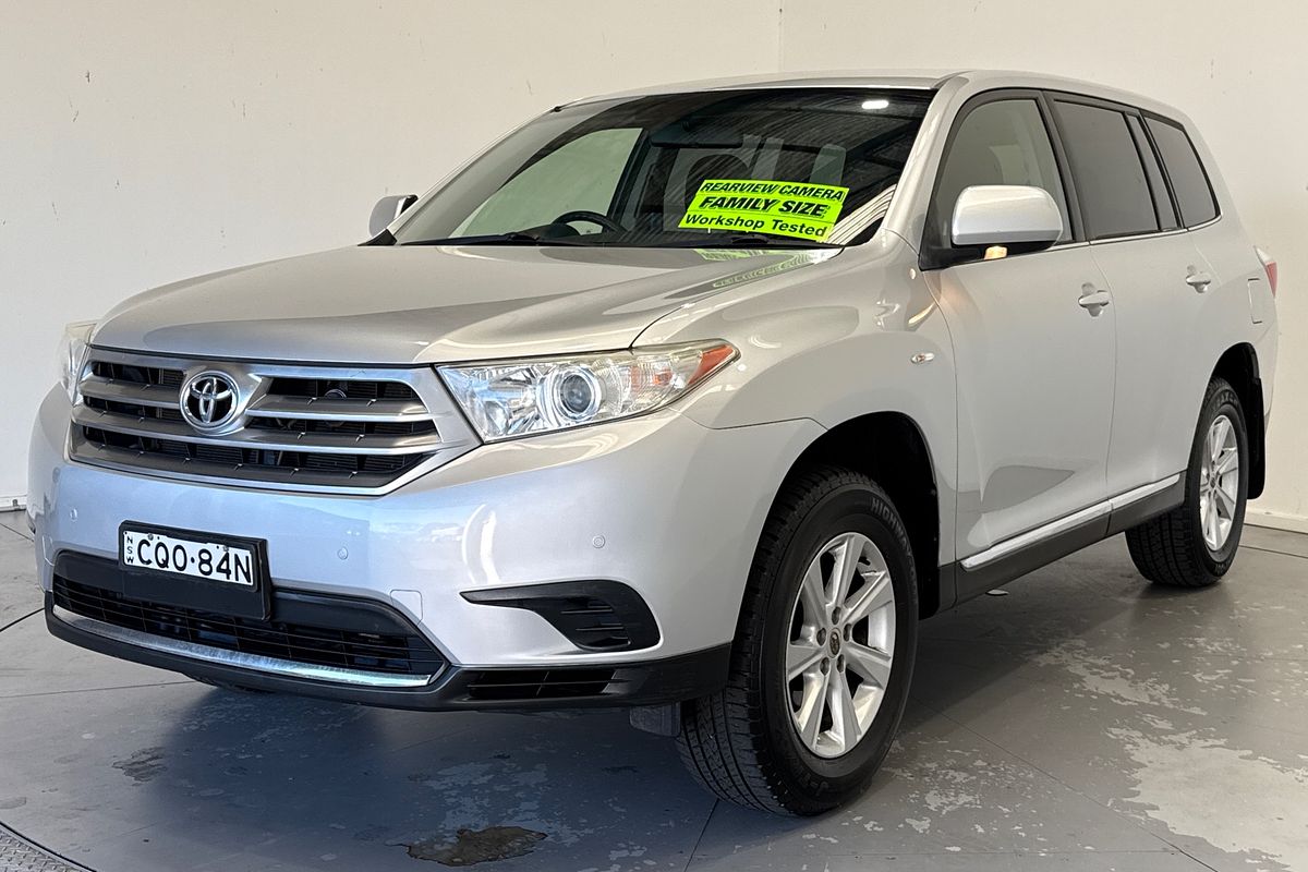 2013 Toyota Kluger KX-R (FWD) 7 SEAT GSU40R MY11 UPGRADE