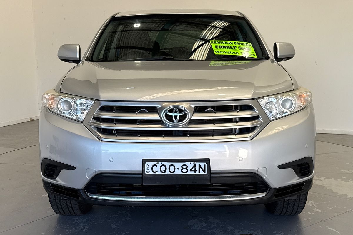 2013 Toyota Kluger KX-R (FWD) 7 SEAT GSU40R MY11 UPGRADE