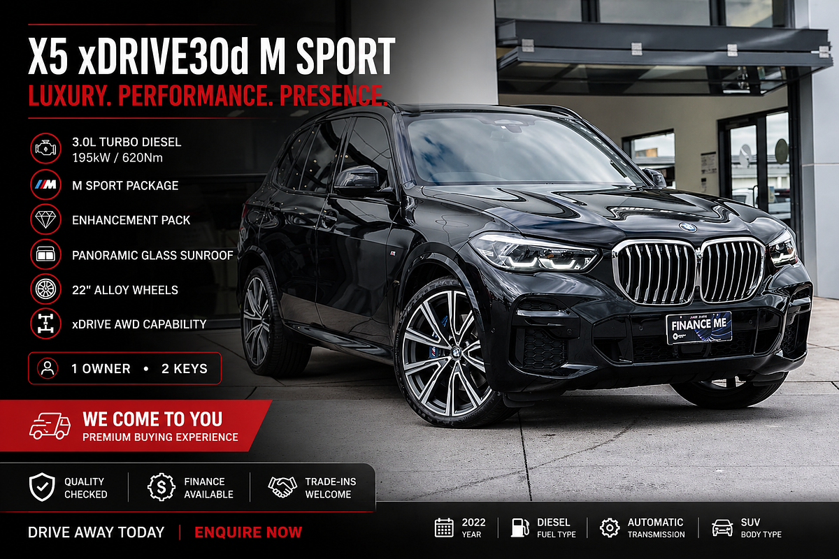 2022 BMW X5 xDrive30d M Sport G05
