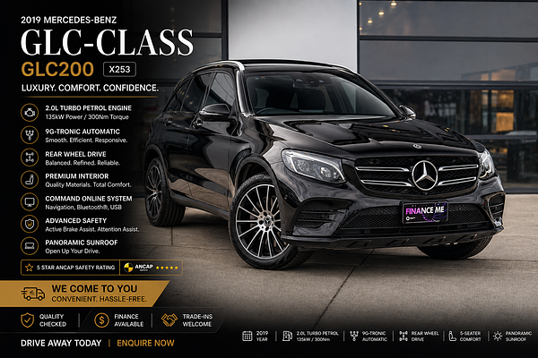 2019 Mercedes-Benz GLC-Class GLC200 X253