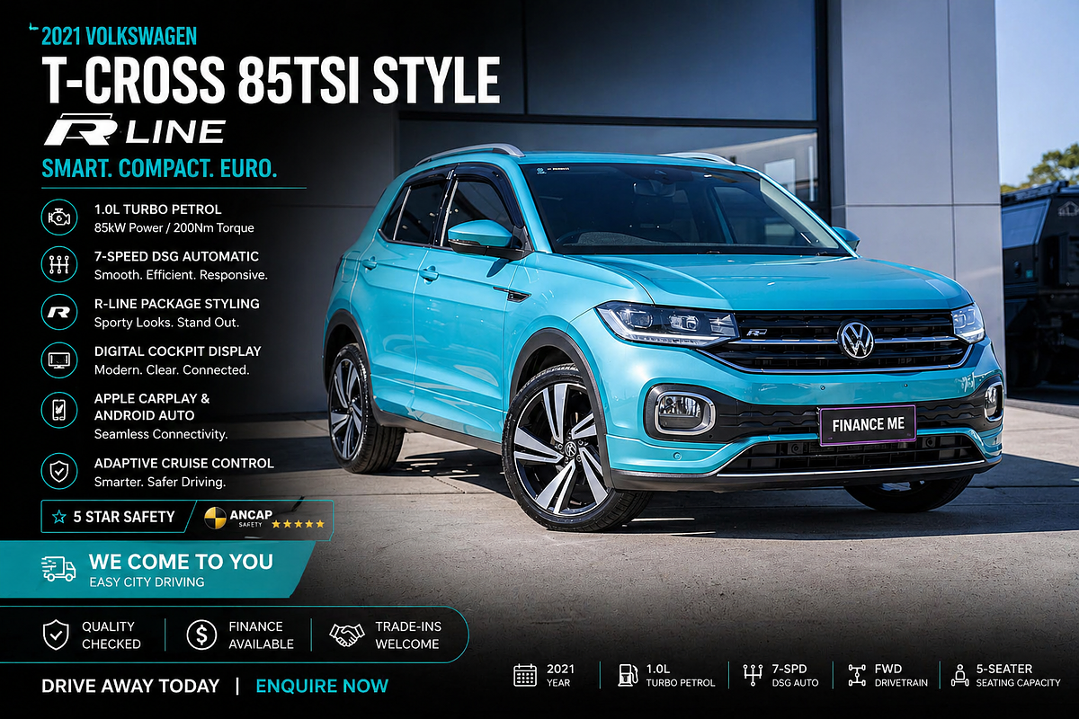 2021 Volkswagen T-Cross 85TSI Style C11