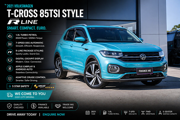 2021 Volkswagen T-Cross 85TSI Style C11