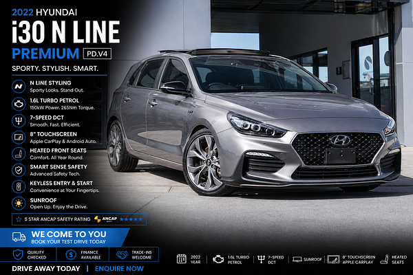 2022 Hyundai i30 N Line PD.V4