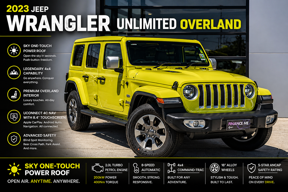 2023 Jeep Wrangler Unlimited Overland JL