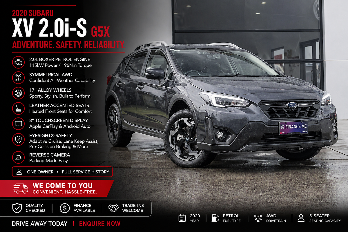 2020 Subaru XV 2.0i-S G5X
