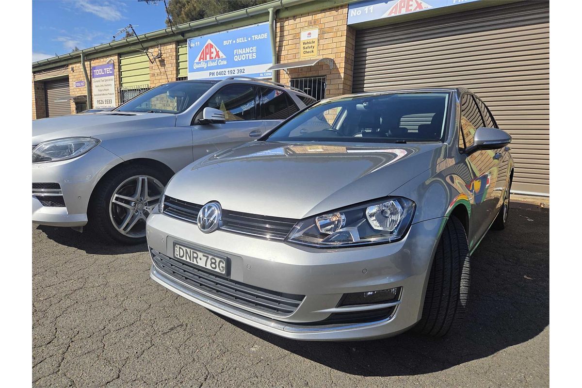 2017 Volkswagen Golf 110 TSI HIGHLINE AU MY17