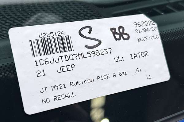 2021 Jeep Gladiator Rubicon JT 4X4 thumb-23