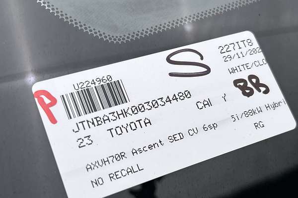 2023 Toyota Camry Ascent AXVH70R thumb-23