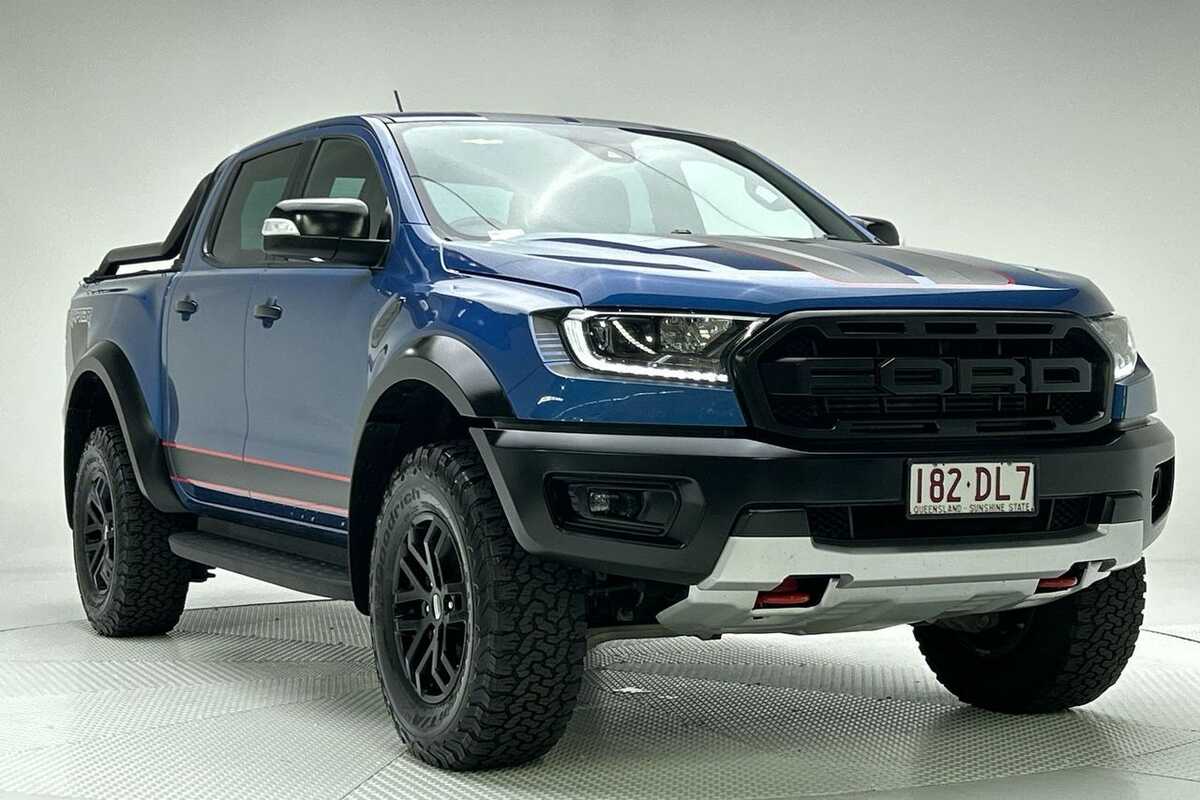 SOLD 2021 Ford Ranger Raptor X Pickup Double Cab in Blue Used Ute Moorooka QLD