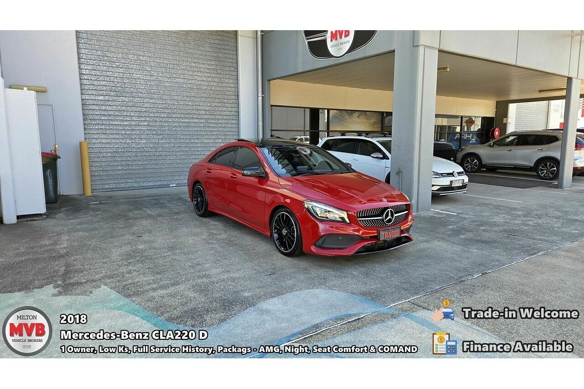 2018 Mercedes-Benz CLA 220 d 117 MY18