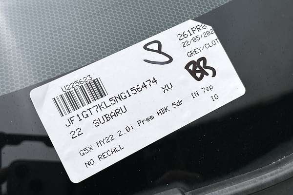 2022 Subaru XV 2.0i Premium G5X thumb-23
