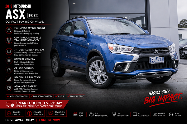 2019 Mitsubishi ASX ES XC