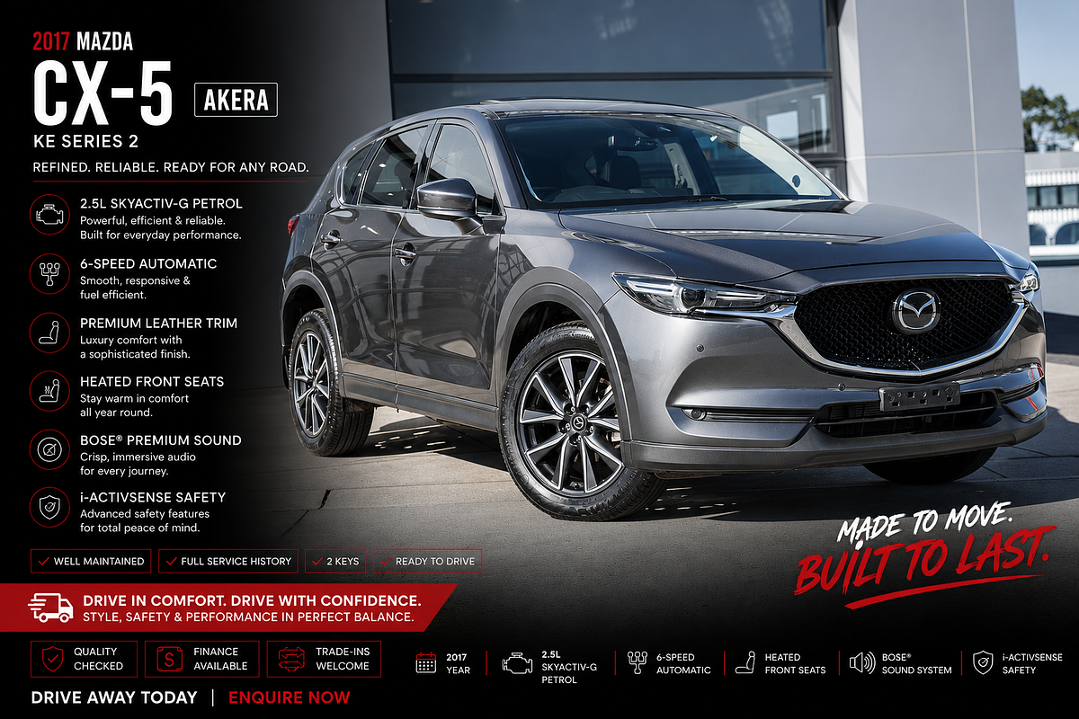 2017 Mazda CX-5 Akera KE Series 2