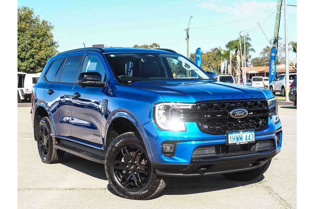 SOLD 2023 Ford Everest Sport in Blue Demo SUV Maddington WA