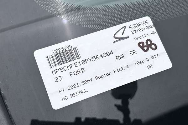 2023 Ford Ranger Raptor 4X4 3.0L thumb-23