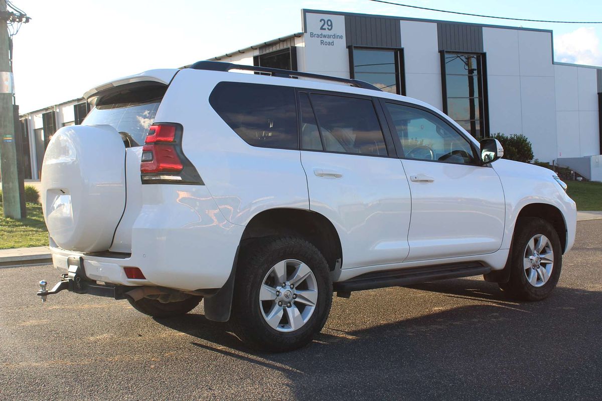 SOLD 2019 Toyota Landcruiser Prado GXL in Glacier White | Used SUV ...