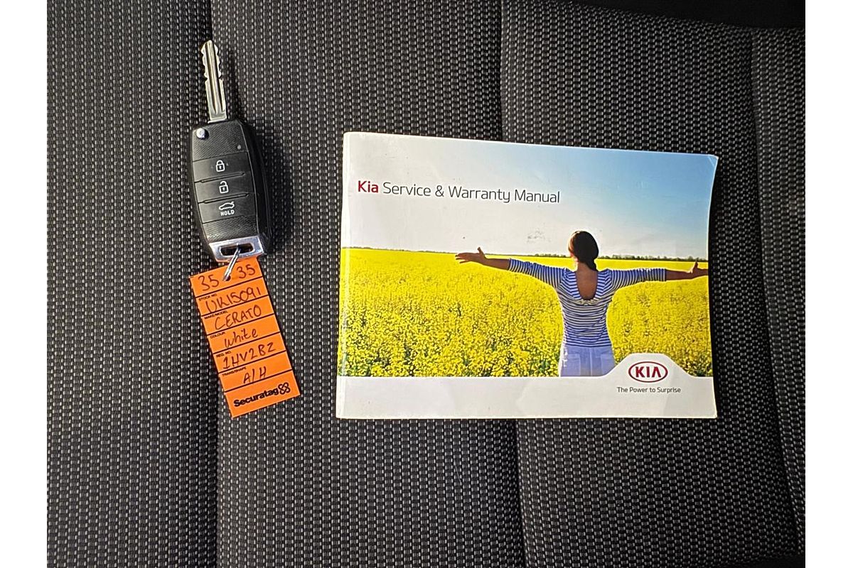 2016 Kia Cerato S YD