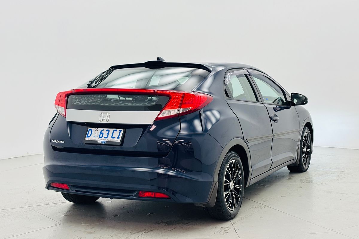 2013 Honda CIVIC VTi-S 6 SP MANUAL 5D HATCHBACK 4CYL