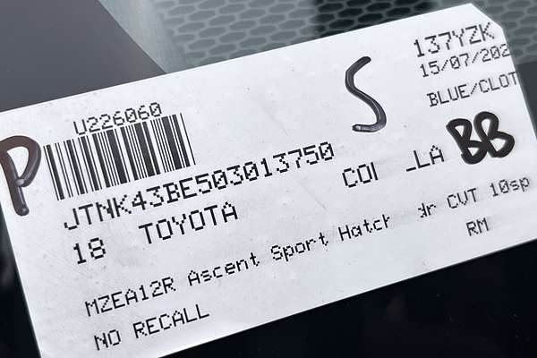 2018 Toyota Corolla Ascent Sport MZEA12R thumb-23
