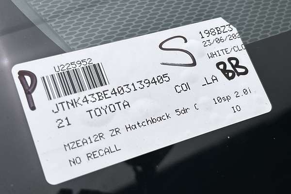 2021 Toyota Corolla ZR MZEA12R thumb-23